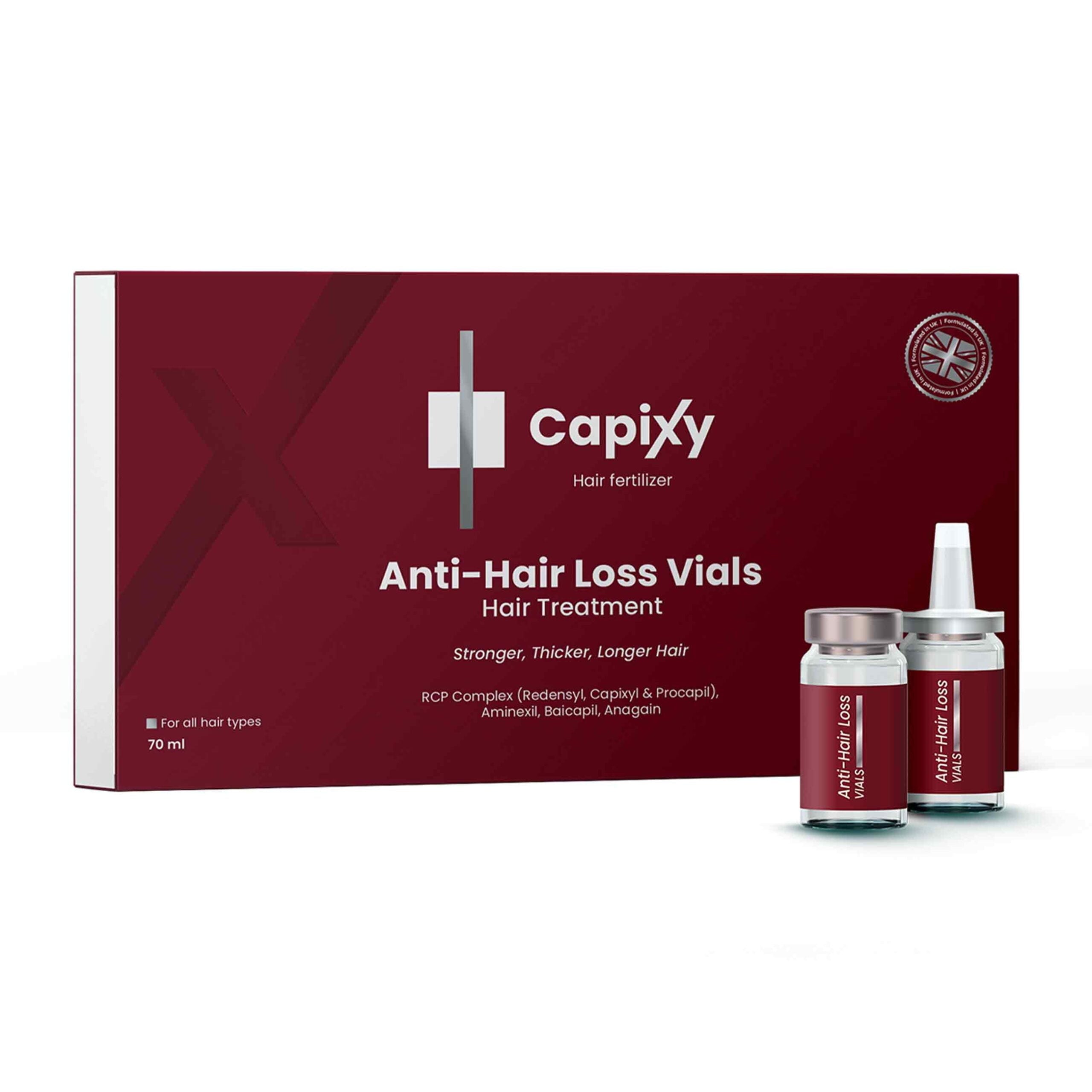 Capixy Anti Hair Loss Vials 70 Ml