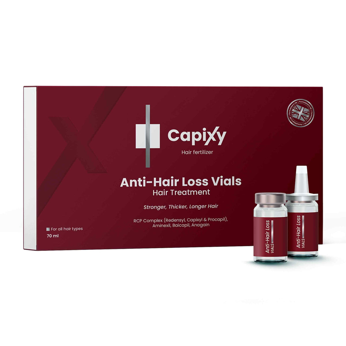 Capixy Anti Hair Loss Vials 70 Ml