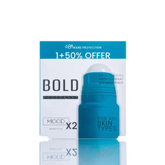 MOOD BOLD WHITENING DEODORANT ROLL ON OFFER 1+50% 50ML - Dr.Dawood Store