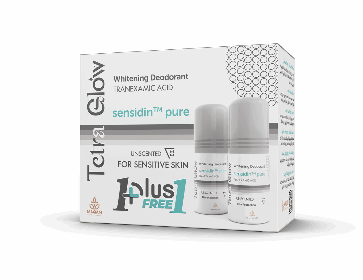 Tetra Glow Deodorant Roll On Unscented Promo Pack Scent: Unscented 100 gm - Dr.Dawood Store