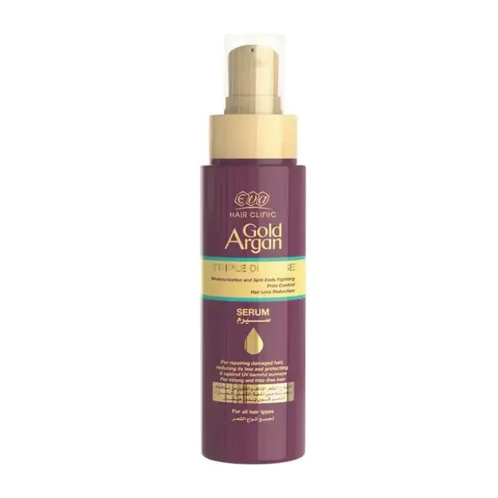 Eva Hair Clinic Gold Argan Serum with Gold Particles and Argan Oil 90ml - Dr.Dawood Store