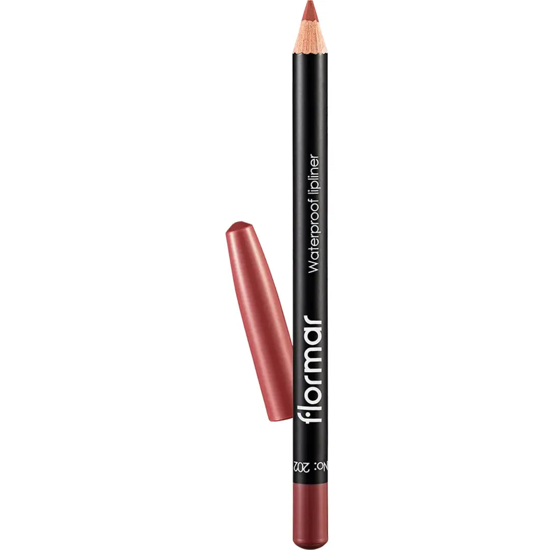 Flormar Waterproof Lipliner 202 Soft Pink Brown.