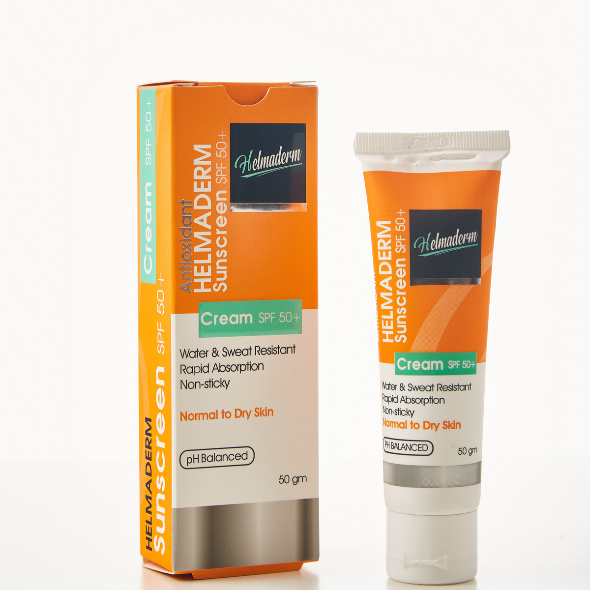 Helmaderm Sunscreen Cream Spf50+ 50 Gm