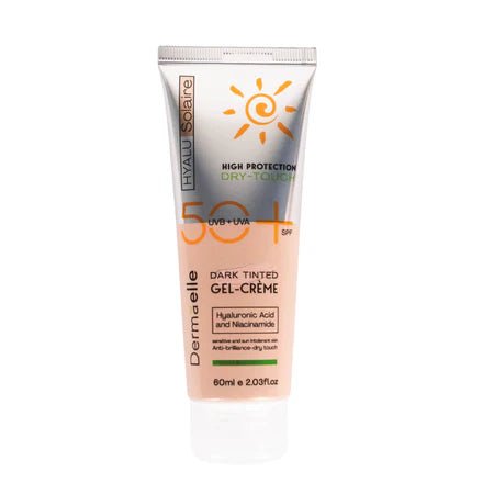Dermaelle Hyalusolaire Dark Tinted Gel-Crème Spf 50+