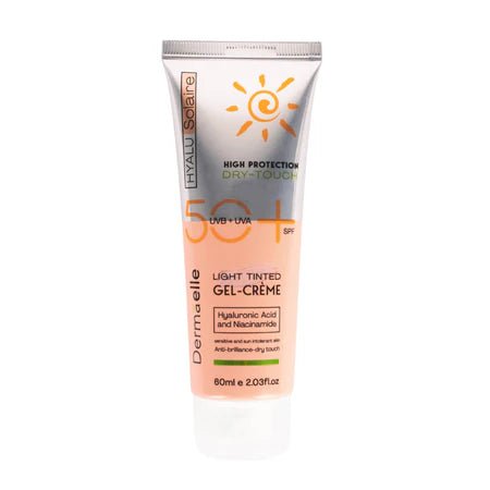 Dermaelle Hyalusolaire Light Tinted Gel-Crème Spf 50+60Ml