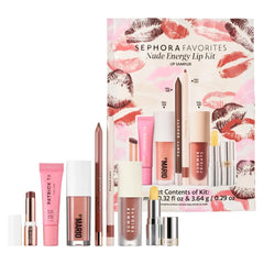 Sephora Favorites Nude Energy Lip Kit Makeup Set.