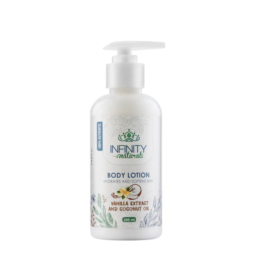 Infinity Naturals Body Lotion Vanilla Extract & Coconut Oil