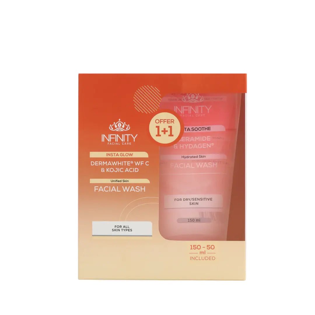 Infinity Facial Care Insta Glow Facial Wash Promopack 1+1