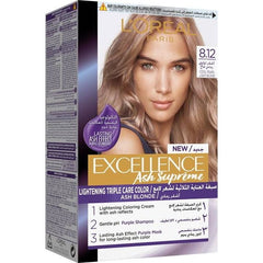 L’Oreal Excellence Ash Supreme 8.12 Cool Pearl Light Blond