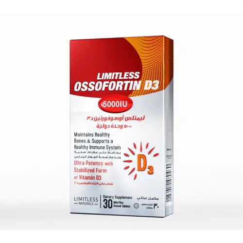 Limitless Ossofortin D3 5000 30 Tablets