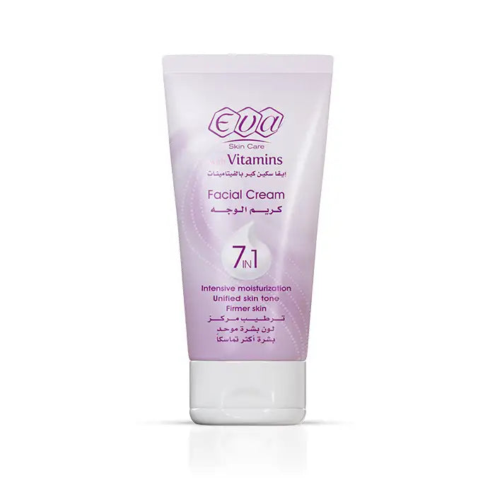 Eva Skin Care Facial Cream With Vitamins 7 In 1 For All Skin Types 45Gm