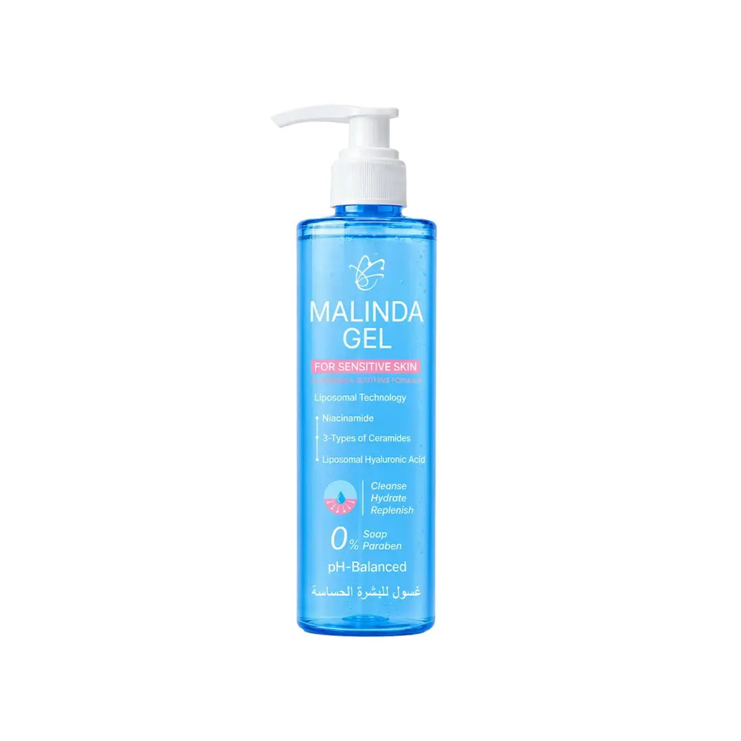 Malinda Sensitive Facial Cleansing Gel 250ml