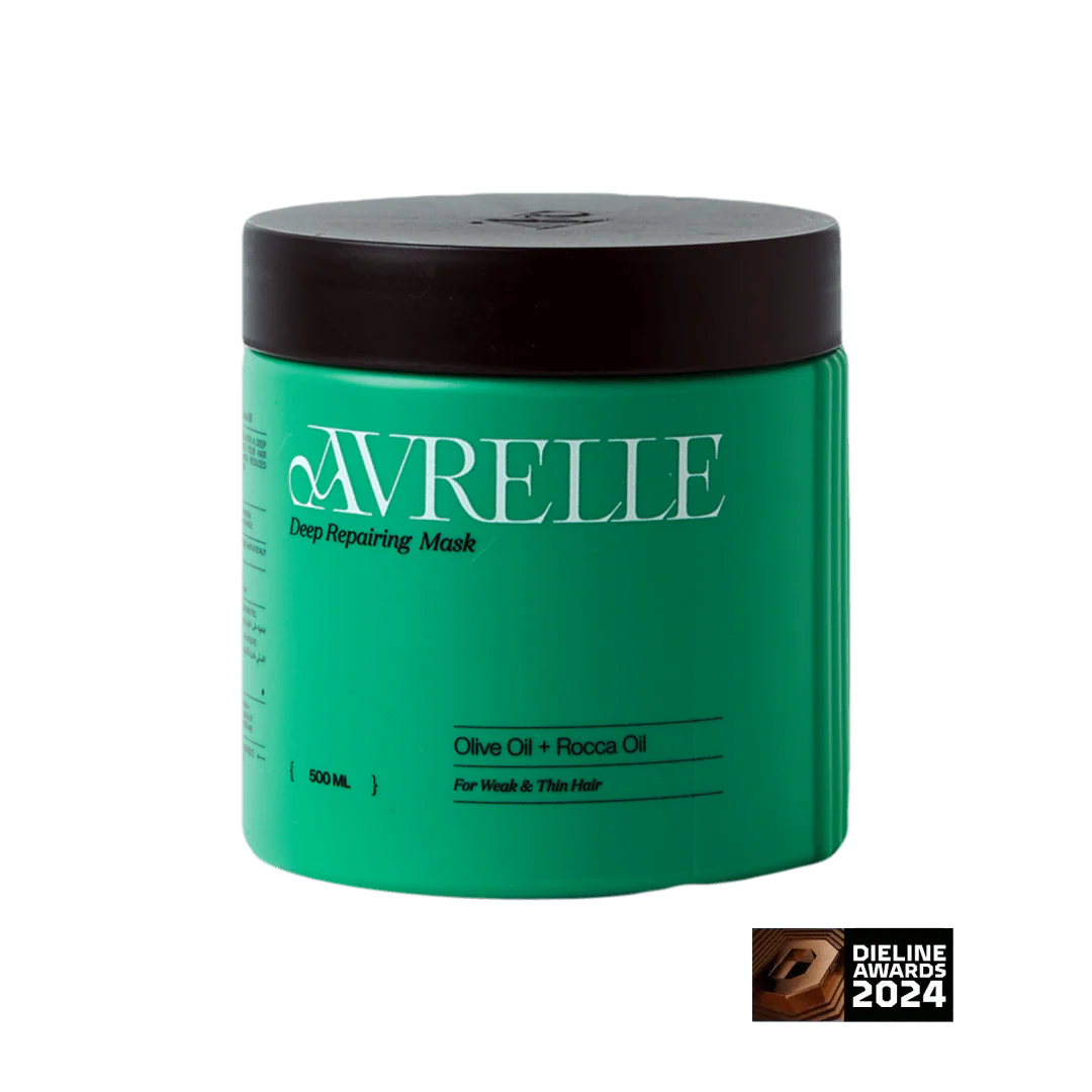 Avrelle Olive Oil + Rocca Oil Deep Repairing Hair Mask 500Ml