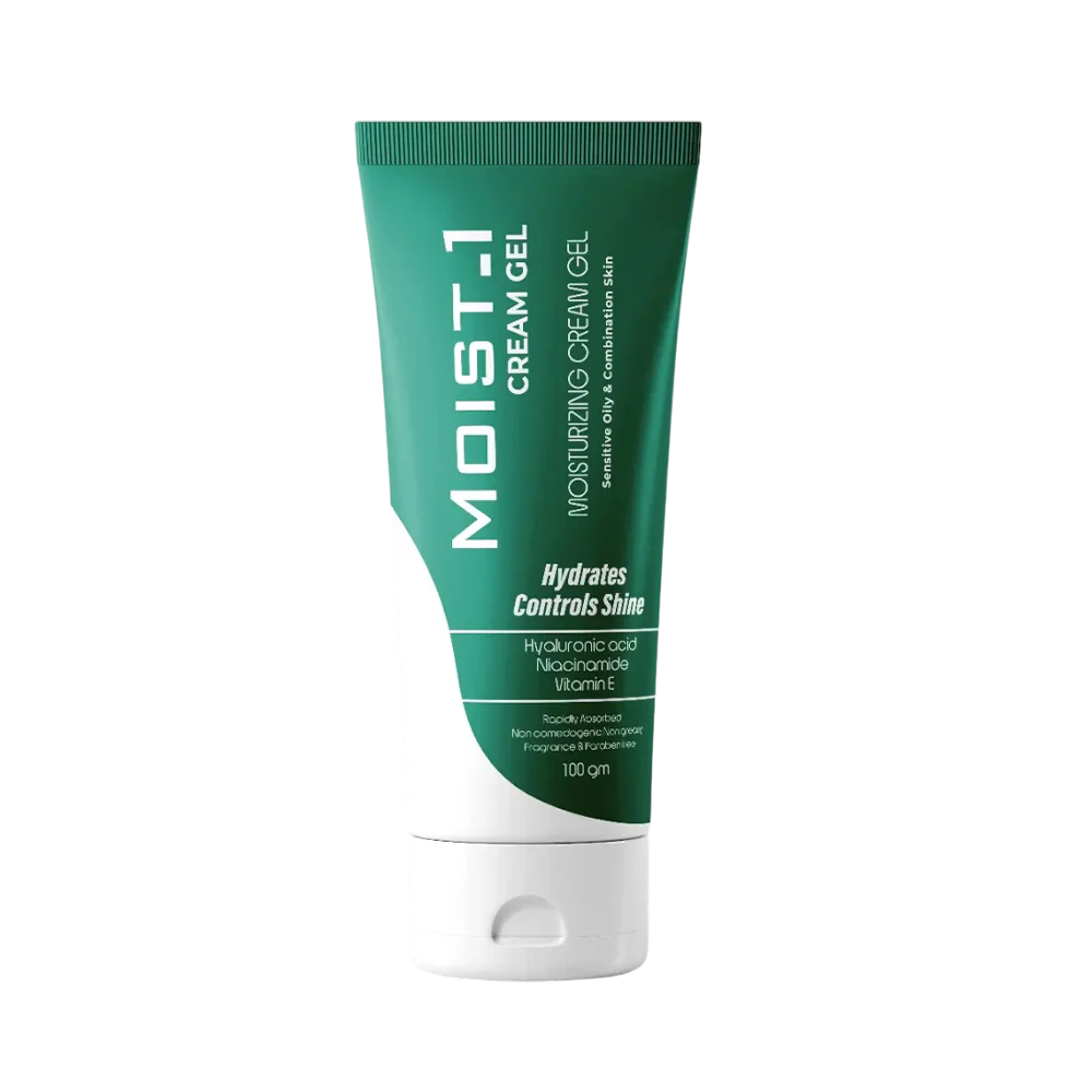 Moist-1 Moisturizing Oily Skin Cream Gel‏ 100Gm