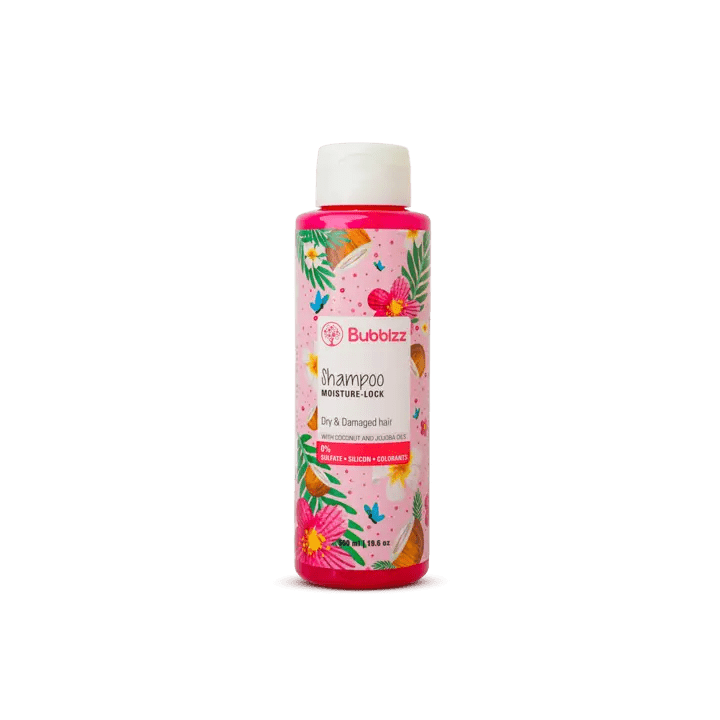 Bubblzz Moisture Lock Shampoo, Dry & Damaged Hair
