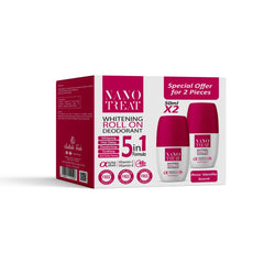Nano Treat Whitening Roll On Rose Vanilla offer 1+1 - Dr.Dawood Store