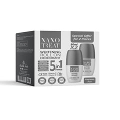 Nano Treat Whitening Roll On Fragrance Free Offer (1+1) - Dr.Dawood Store