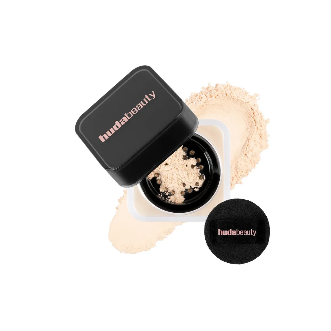 Huda Beauty Baby Bake Mini Easy Bake Loose Baking & Setting Powder Pound Cake.
