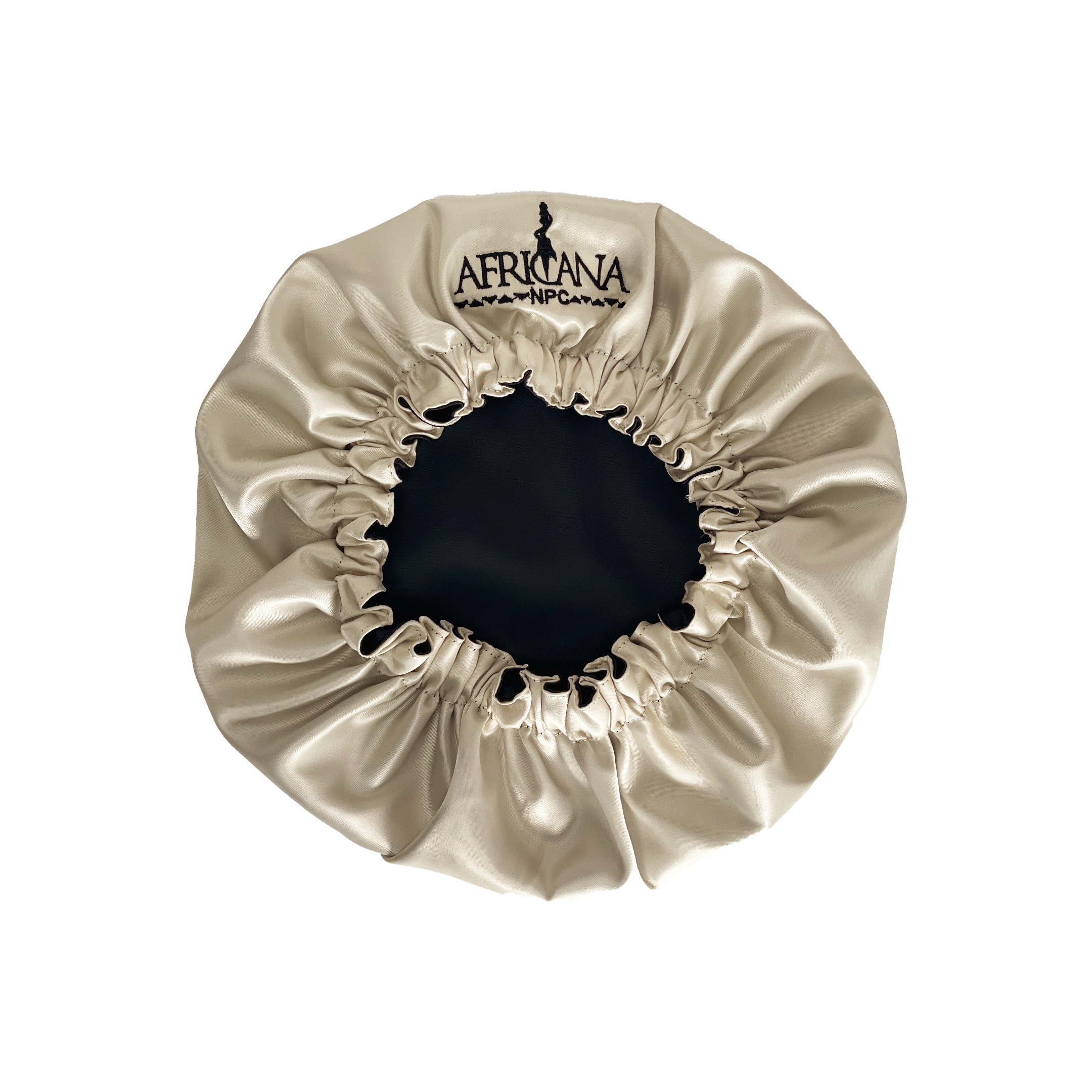 Africana Luxury Satin Bonnet (Silver)