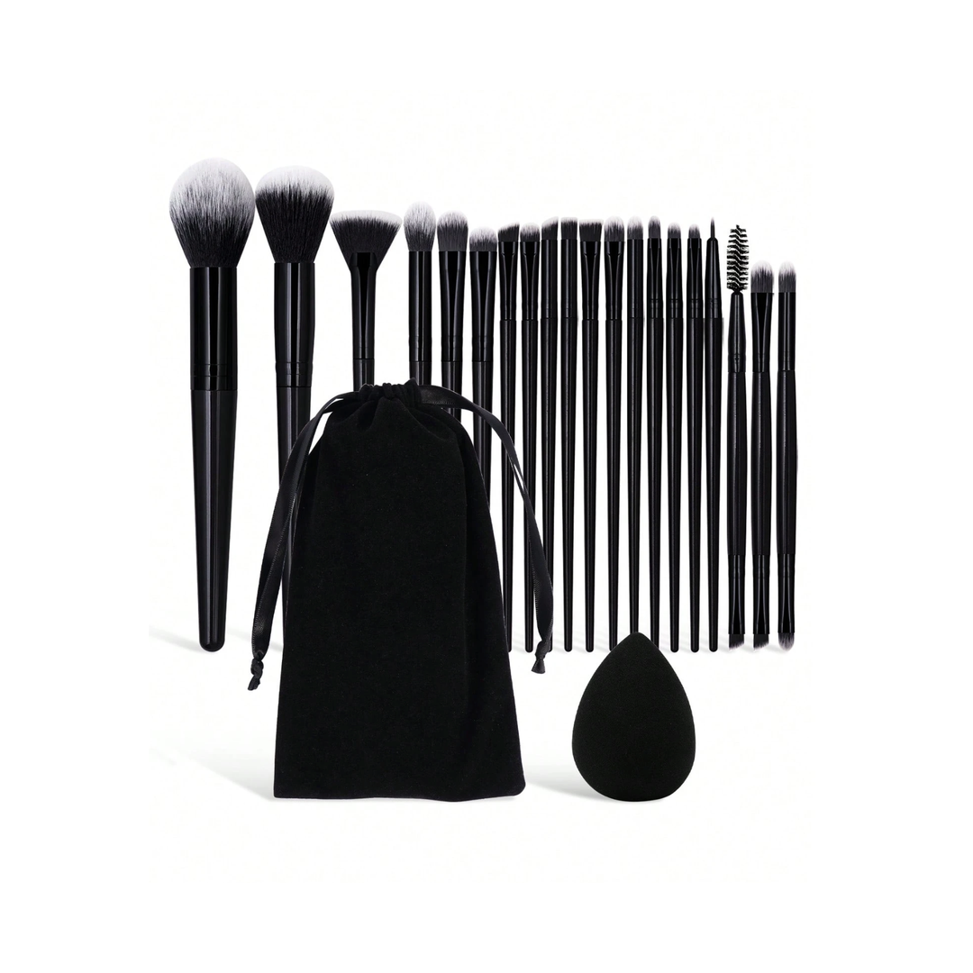 Maange Professional Makeup Brush Set 22 Pcs Black.