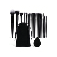 Maange Professional Makeup Brush Set 22 Pcs Black.