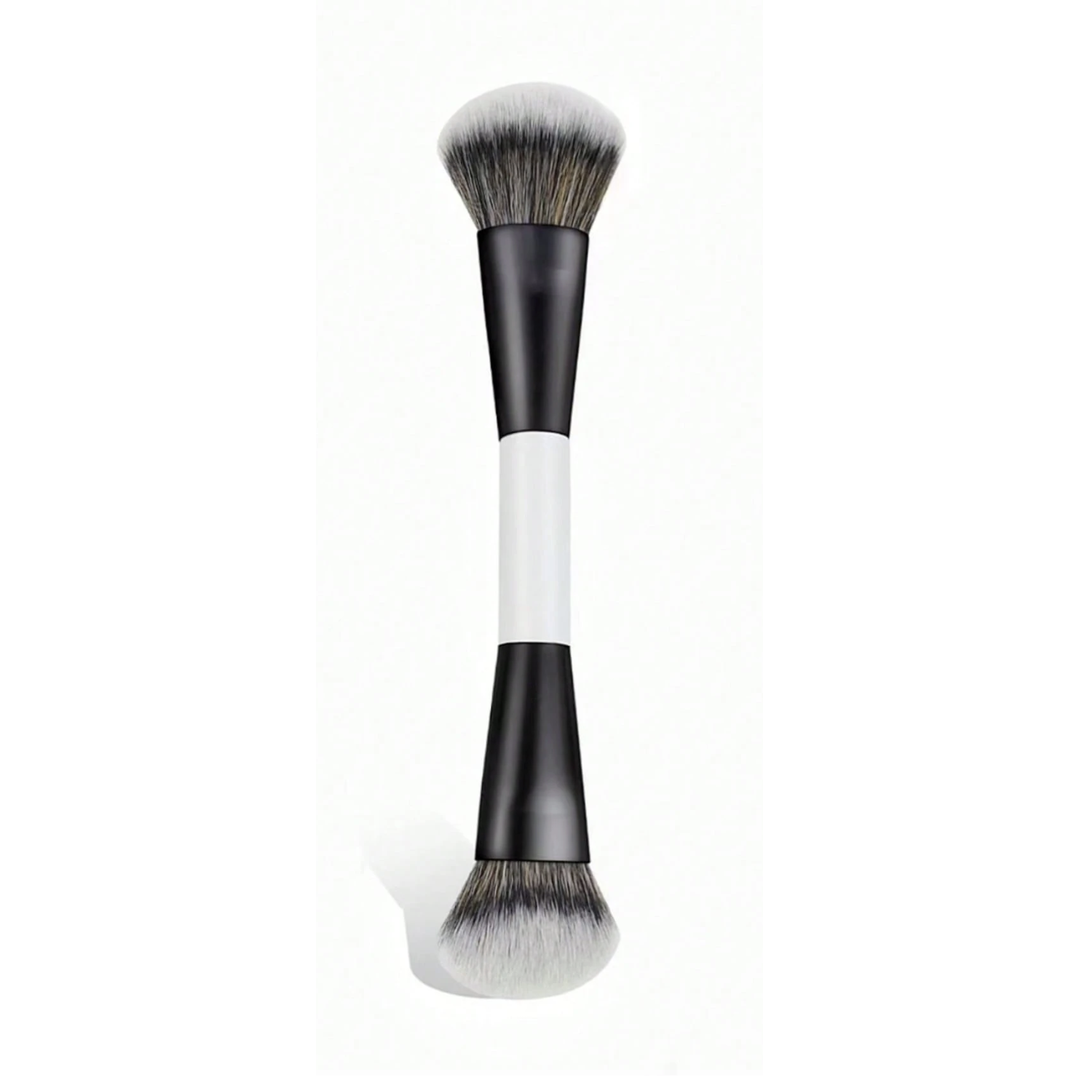 Generic Dual Ended Makeup Brush Black.