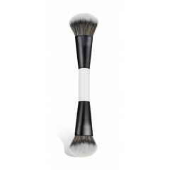 Generic Dual Ended Makeup Brush Black.