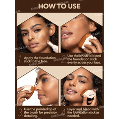 Sheglam Skin Magnet Foundation Brush.