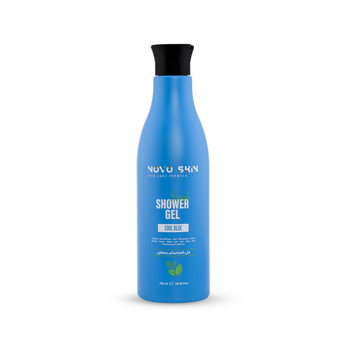 Novo Shower Gel Scrub Cool Blue 750Ml