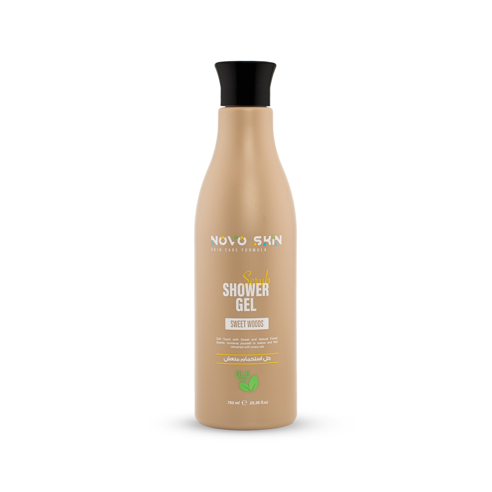 Novo Shower Gel Scrub Sweet Wood 750Ml