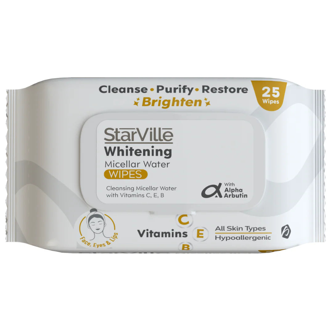 Starville Whitening Micellar Water Wipes 25 Pcs