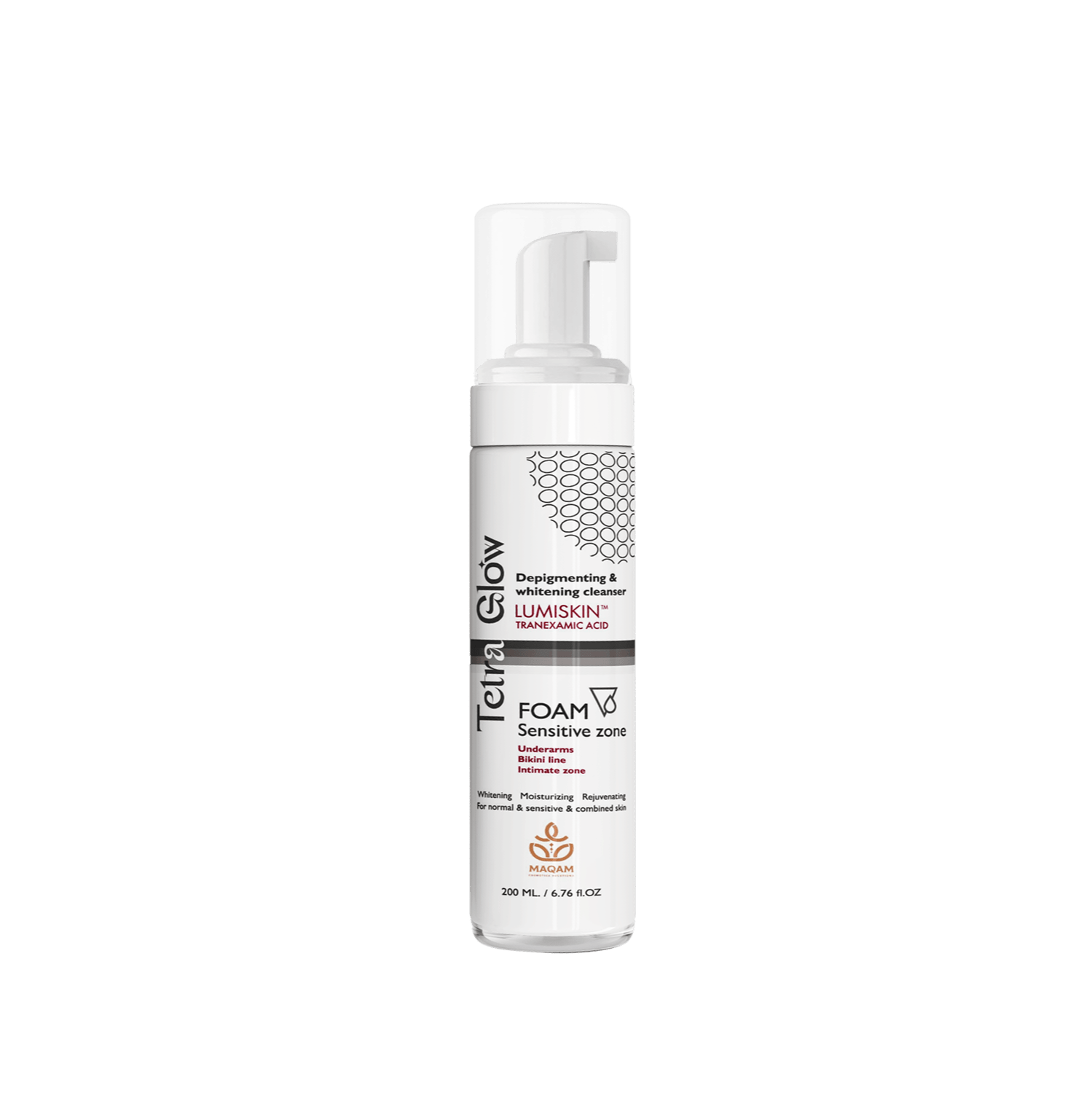 Tetra Glow Sensitive Zone Foam Cleanser