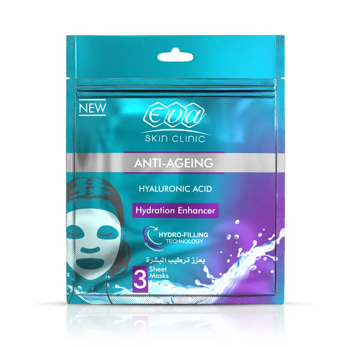 Eva Skin Clinic Hyaluronic Sheet Mask ( 3 Sheet Masks )