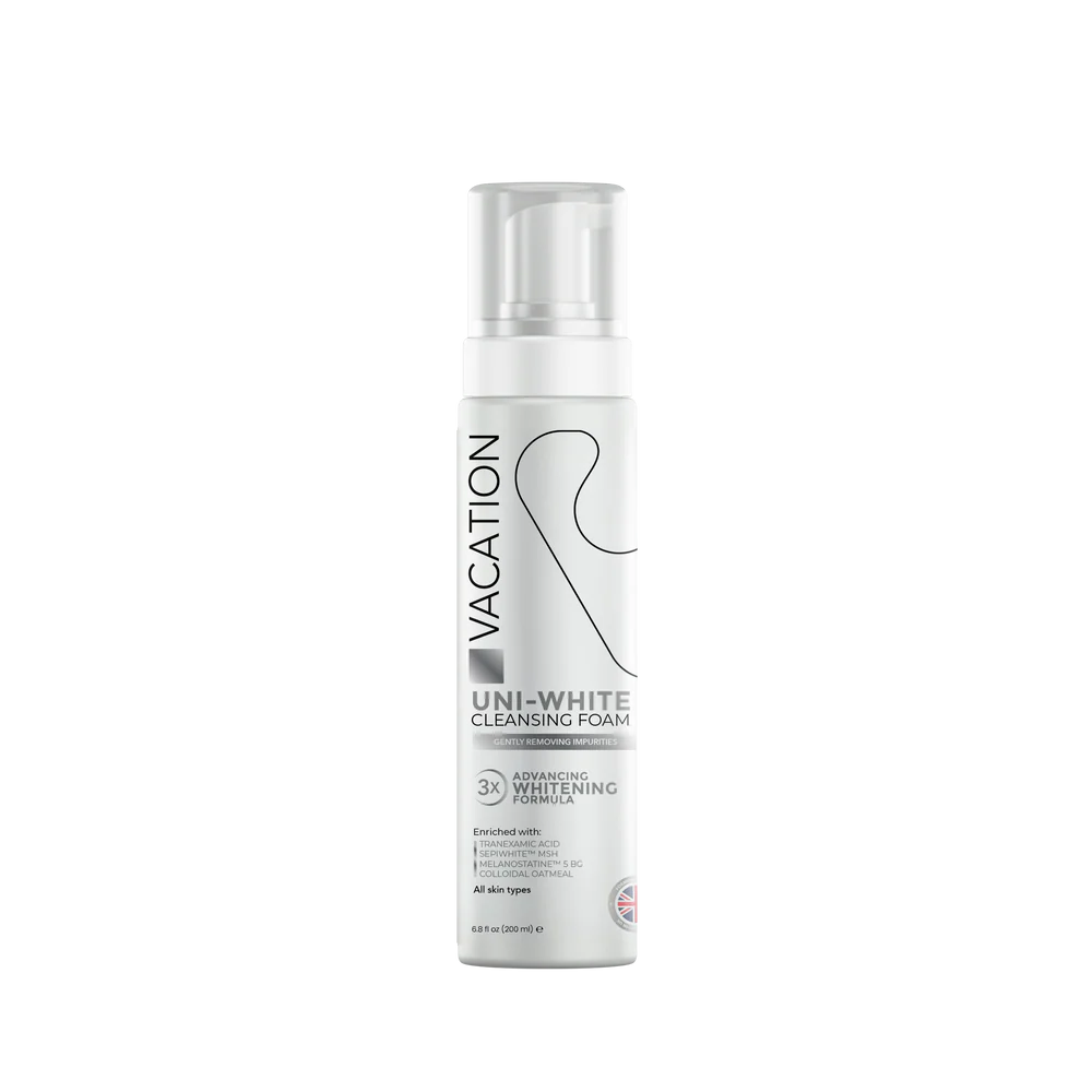 Vacation Uni White Cleansing Foam 200Ml. 1+1
