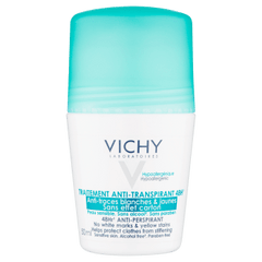 Vichy Antiperspirant Deo Roll On Sensitive Unscented 48H 50Ml