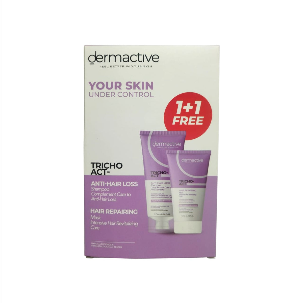Dermactive Tricho-Act ( Hair Mask + Anti Hair Loss Shampoo 200Ml )