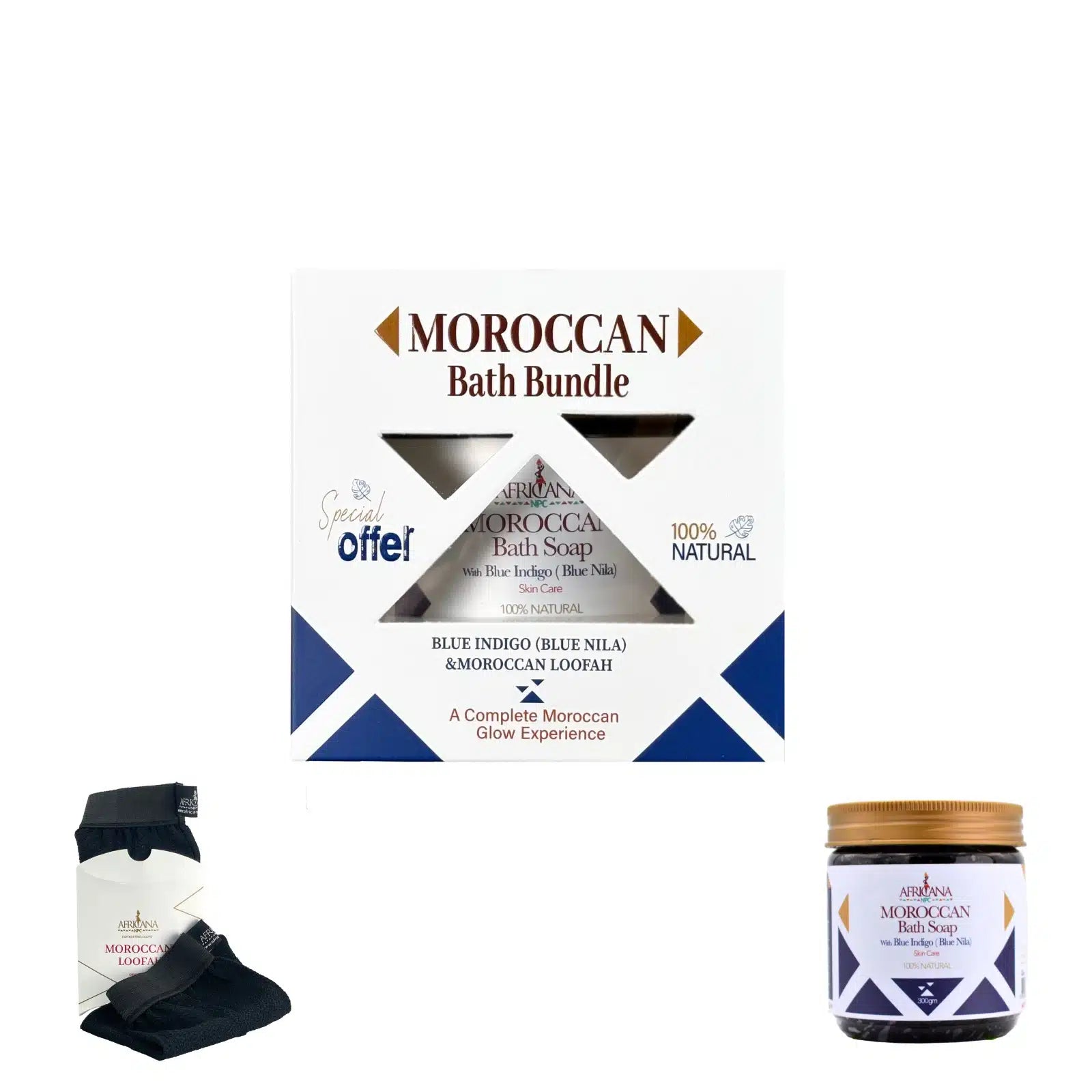 Africana Moroccan Bath Bundle