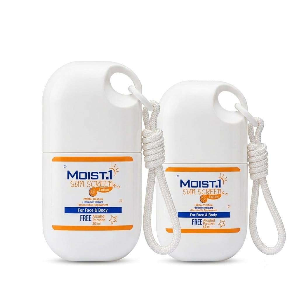 مويست 1 واقي شمس SPF 50+، 50 مل - عرض 1+1