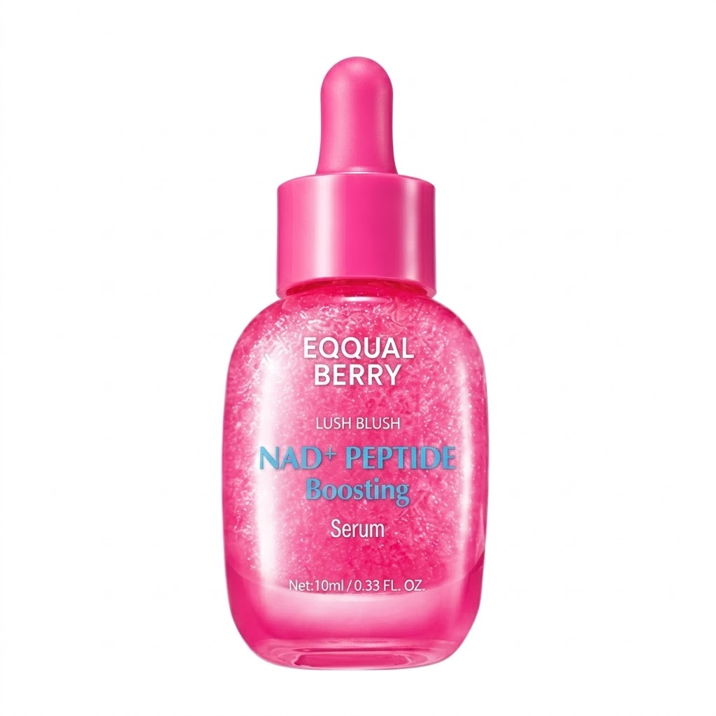 Eqqualberry lush blush nad+ peptide boosting serum mini 10ml