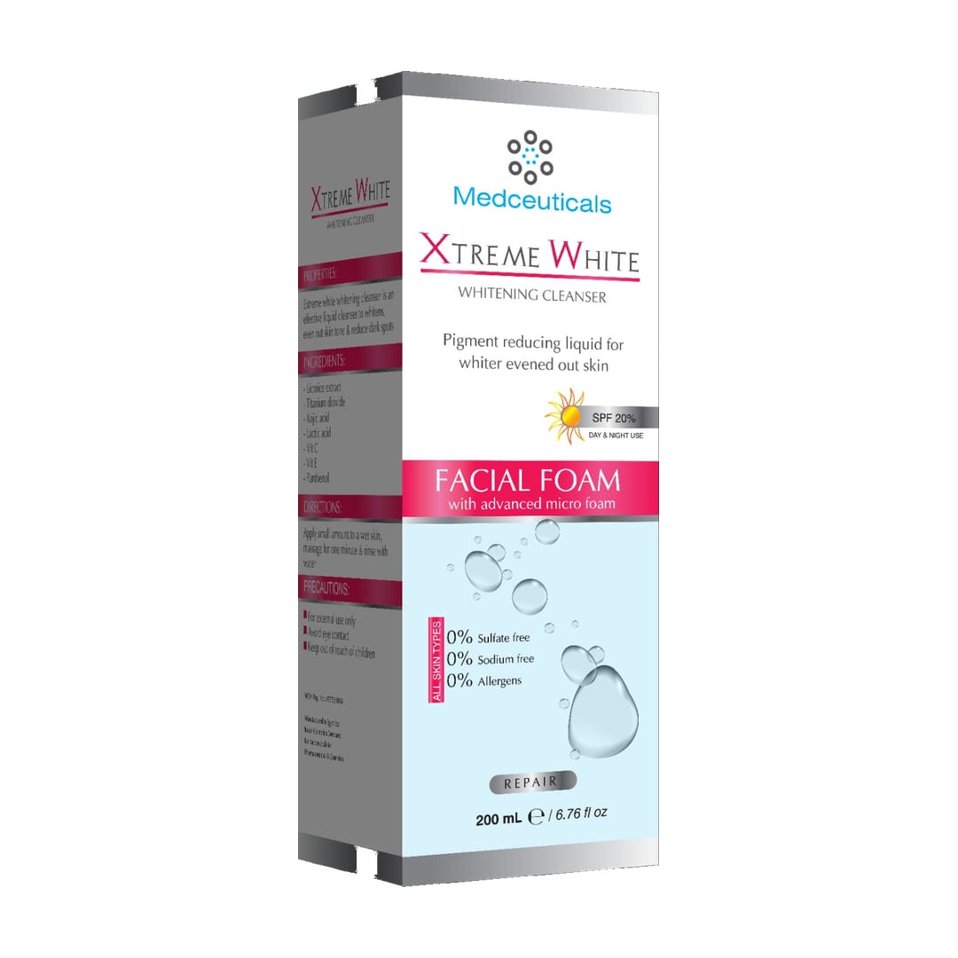 XTREME WHITE WHITENING CLEANSER 200ML