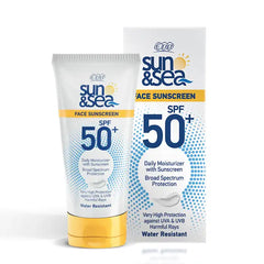 إيڤا صن آند سي واقي شمس للوجه SPF 50+، 40 مل