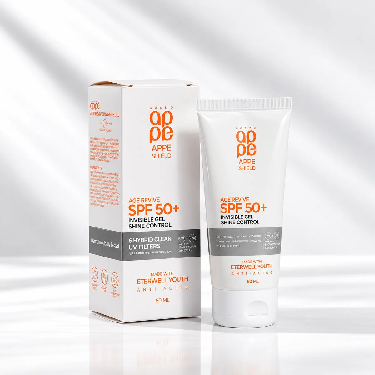 Cosmo Appe  Shield Age Revive Gel SPF 50 1+1