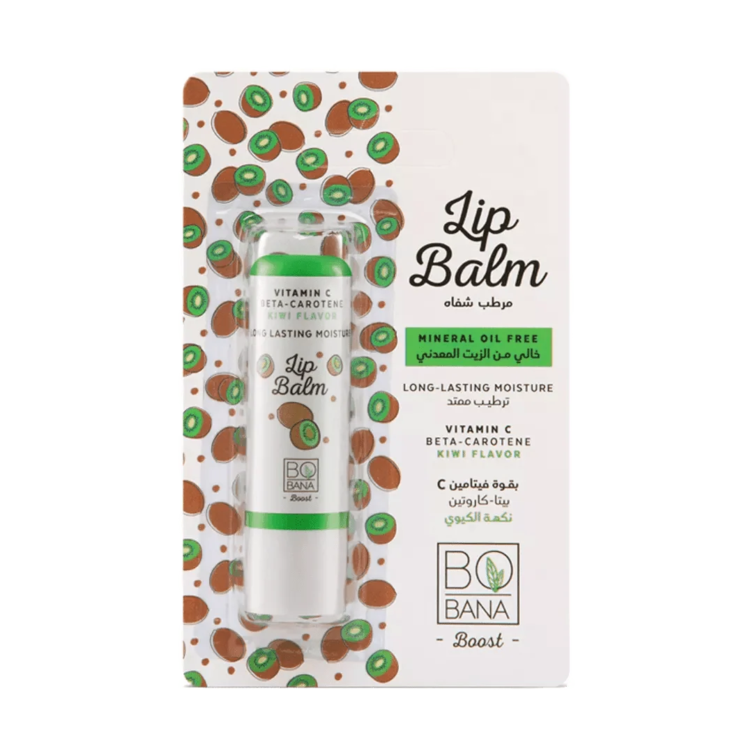 Bobana Lip Balm With Vitamin C &amp; kiwi Flavor
