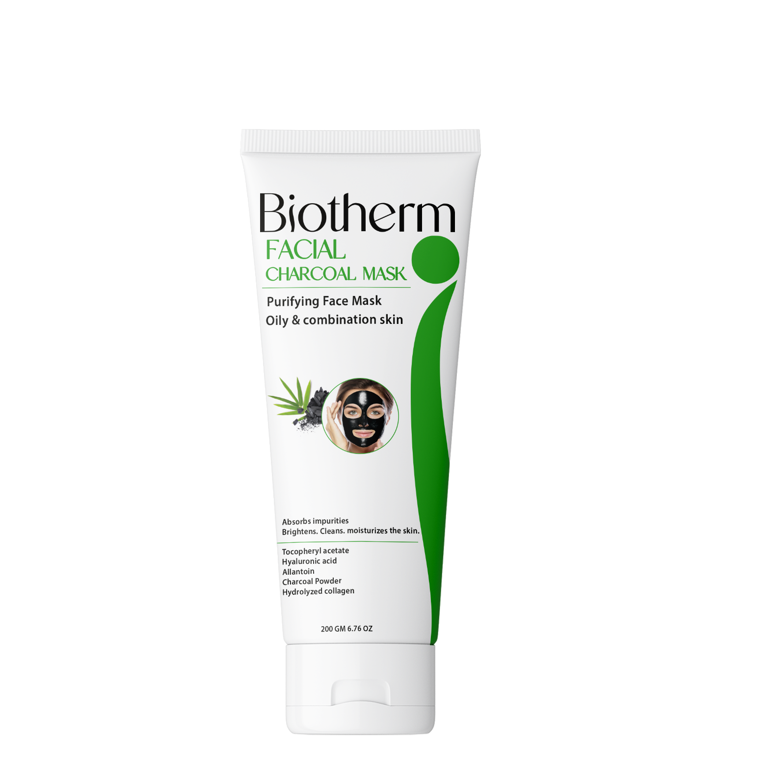 Biotherm Facial Charcoal Mask 200Ml