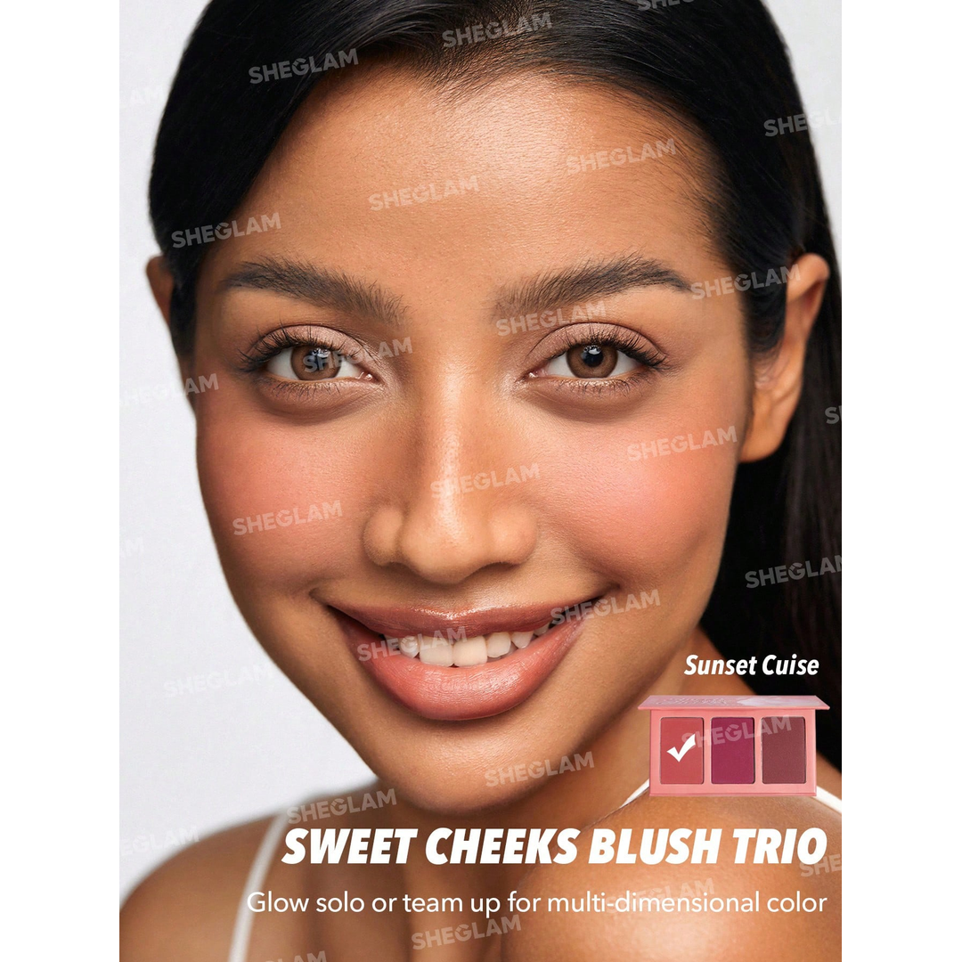 Sheglam Sweet Cheeks Blush Trio-Sunset Cruise.