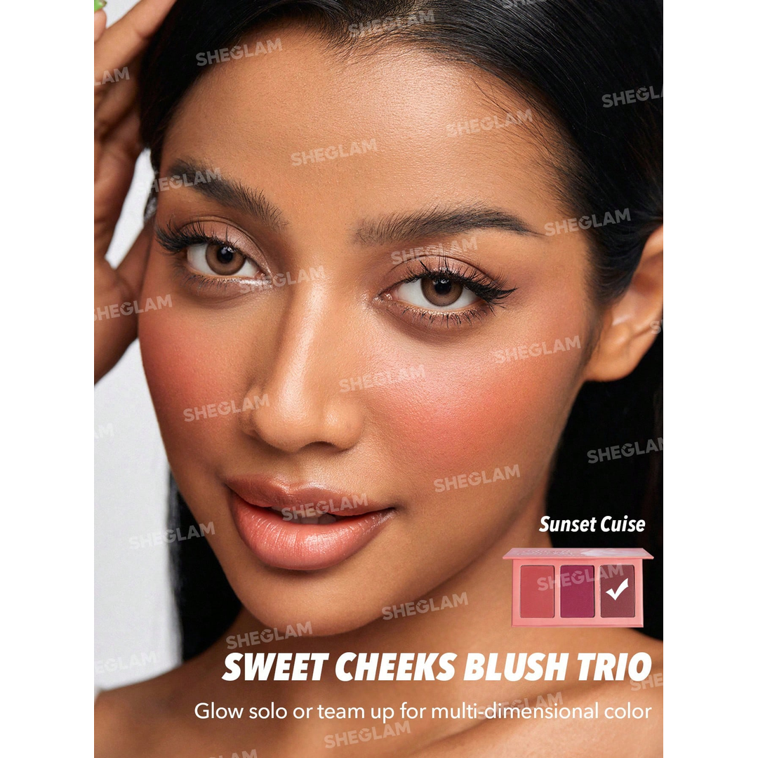 Sheglam Sweet Cheeks Blush Trio-Sunset Cruise.