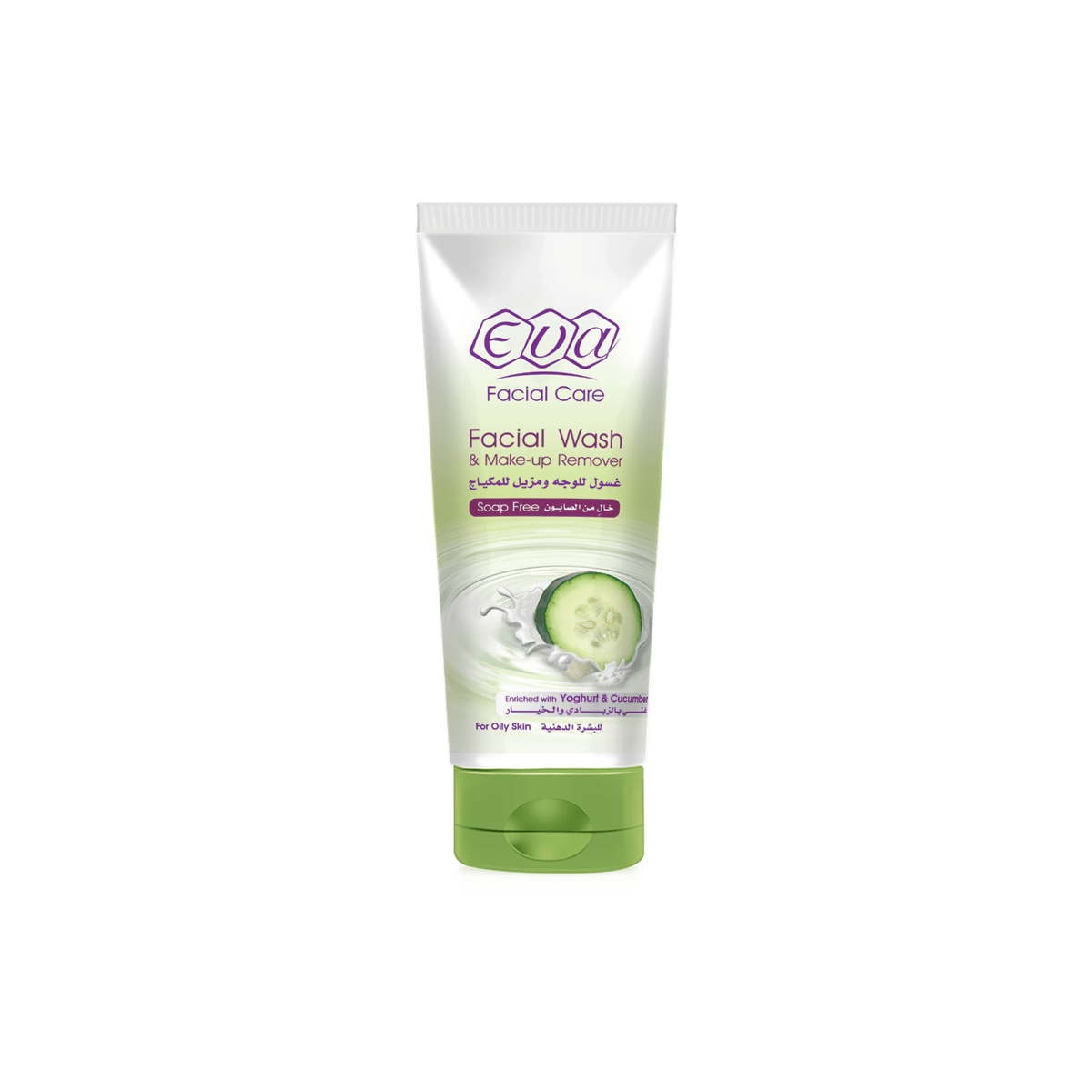 eva facial wash enriched yogurt and cocumber 150 ml - Dr.Dawood Store