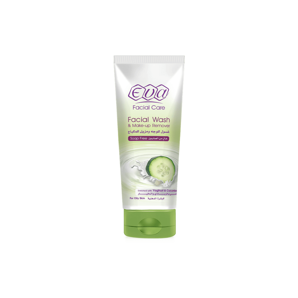 eva facial wash enriched yogurt and cocumber 150 ml - Dr.Dawood Store
