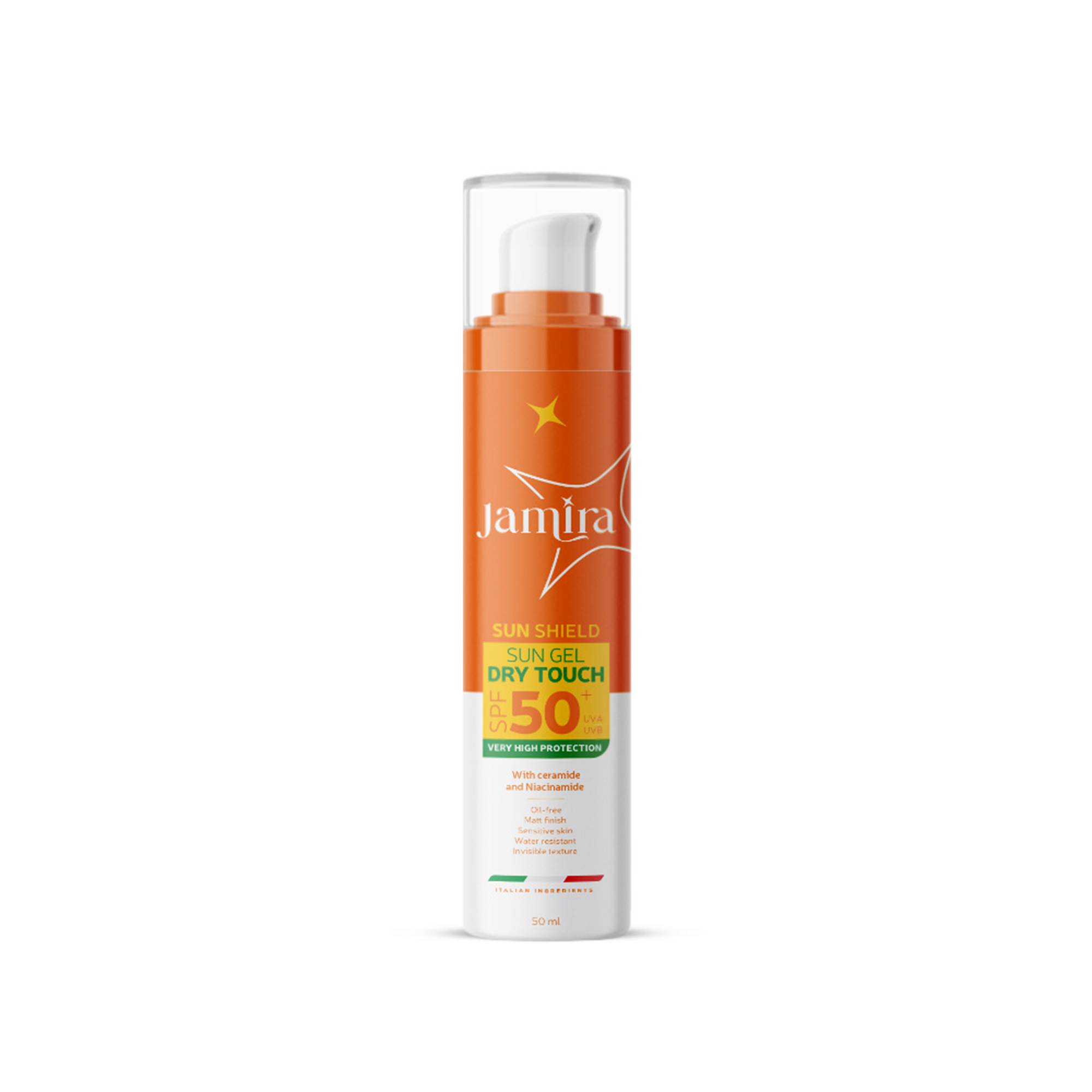 Jamira Sunscreen Gel For Oily Skin SPF50+ - Dr.Dawood Store