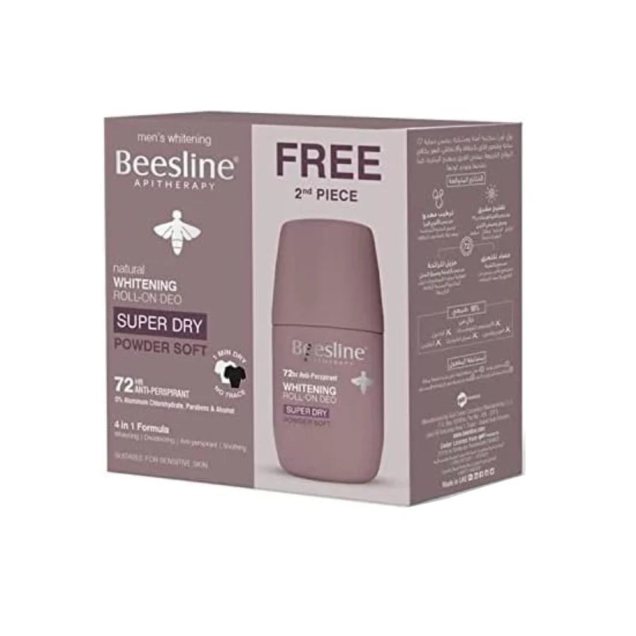 Beesline Roll On Deodorant Super Dry Powder Soft (1+1)‏